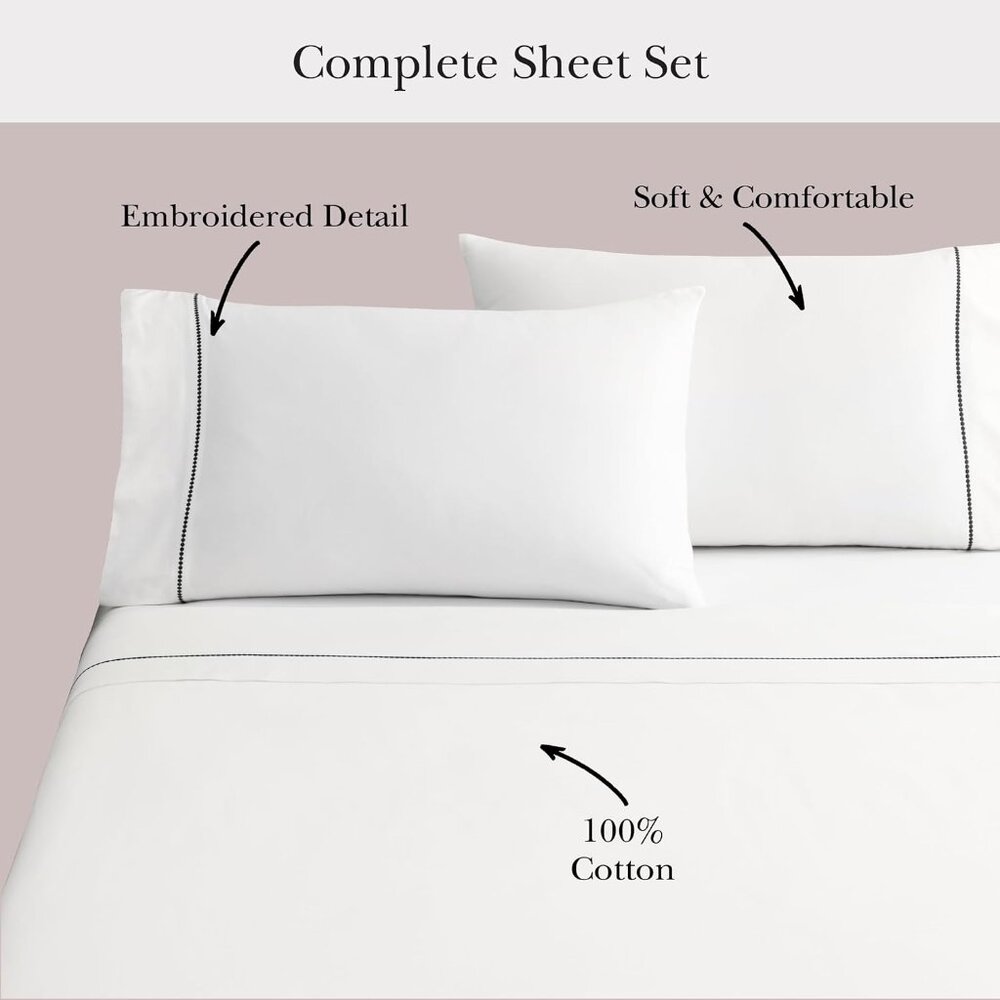 Kate Spade New York Dot Queen Sheet Set - Picture 5 of 10